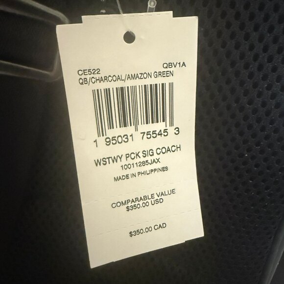 coach Westway Pack In Colorblock Signature Canvas With Coach Patch ce522 - Picture 8 of 8